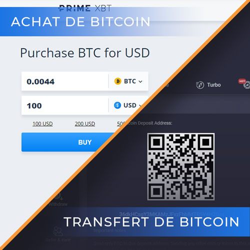 Covesting Achat et Transfert de Bitcoin